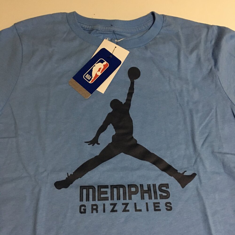 Memphis Grizzlies Nike T-Shirt Youth XL (18/20) Boys Blue NBA NWT - Picture 2 of 11